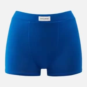 Image of Tommy Hilfiger Femme Cotton-Blend Jersey Boxer Briefs - XS