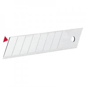 Image of Snap-off blade 18 mm, 100 pieces in 10 dispenser Stanley by Black & Decker 1-11-301