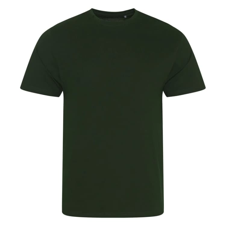 Image of AWDis AWDis Men Cascade logie T-Shirt in Bottle Green Size: Small Bottle Green S Male 5063425362981
