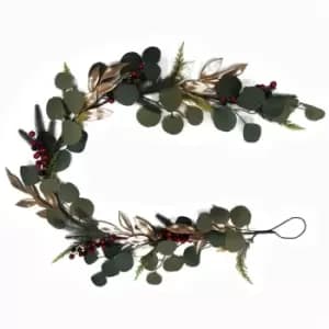 Image of The Spirit Of Christmas Rattan Garland 31 - Green