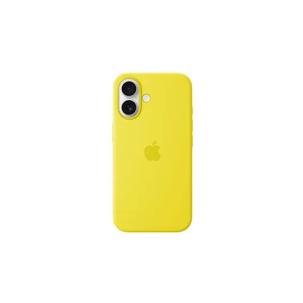 Image of Apple Silicone Case with MagSafe for iPhone 16 - Star Fruit