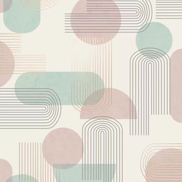 Image of Holden Decor Holden Decor Arch Geo Duckegg/Pink