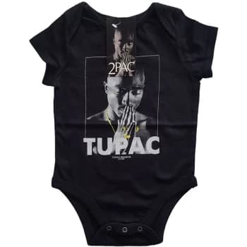 Image of Tupac - Praying Kids 12 Months Babywear - Black