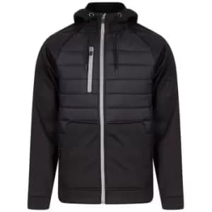 Image of Tombo Unisex Adult Sports Padded Jacket (L) (Black)