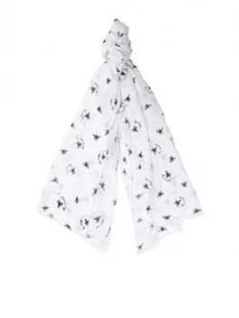 Image of Barbour Be Happy Print Wrap - White