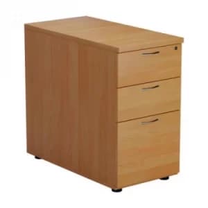 Image of First Desk High 3 Drawer Pedestal 800mm Deep Beech KF79930