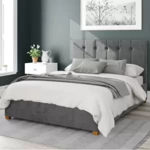 Image of Hepburn Firenze Velour Ottoman Bed Frame Charcoal
