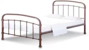 Image of LPD Halston 5ft King Size Copper Metal Bed Frame