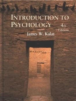 Image of Introduction to Psychology by James W Kalat Hardback