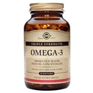Image of Solgar Triple Strength Omega 3 Softgels 50 Softgels