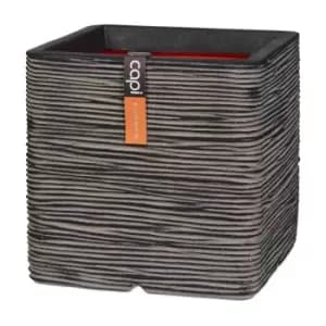 Image of Capi Europe Planter square Rib NL 50x50x50 anthracite
