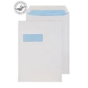 Image of Blake Purely Everyday C4 100gm2 Gummed Window Pocket Envelopes White