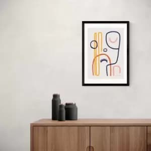 Image of East End Prints Feel Good II Print MultiColoured
