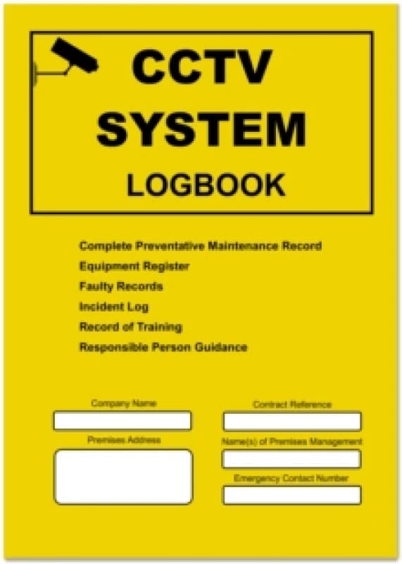 Image of CCTV Logbook Paperback / softback