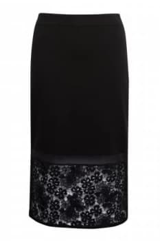 Image of French Connection Deloas Lucky Layer Pencil Skirt Black