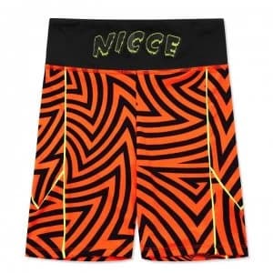 Image of Nicce Sierra Cycling Shorts Womens - Shocking Orange