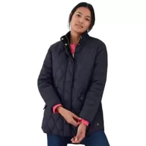 Image of Joules Womens Rosedale Mid Length Warm Padded Quilted Coat UK 16- Chest 42', (106cm)