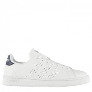 Image of adidas Advantage Mens Trainers - White/Navy