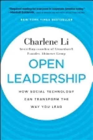 Image of open leadership how social technology can transform the way you lead