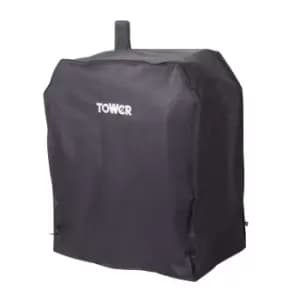 Image of Tower Pedestal Wagon BBQ with Shelves Cover