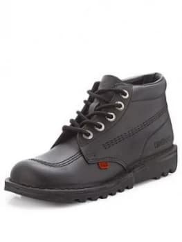 Image of Kickers Kick Hi Mens Boots, Black, Size 9, Men