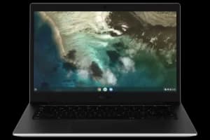 Image of Samsung Galaxy Chromebook Go Chrome OS (14”, Celeron, 8GB) 64GB in Silver (XE340XDA-KA3UK)