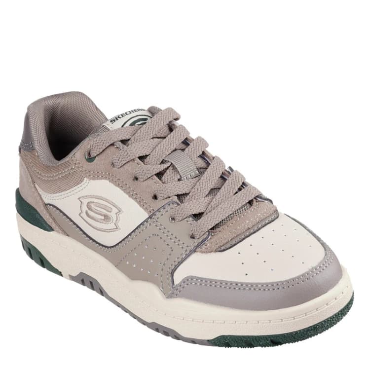 Image of Skechers Lace Up Sneaker W Durable Rubber Ou Low-Top Trainers Unisex Kids Taupe unisex 3 (36)