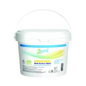 Image of 2Work Virucidal Surface Disinfectant Wipes (Pack of 400) 2W07536