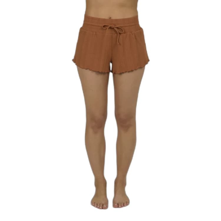 Image of Womens swim shorts Salty Crew Seafarer Marron Female XS