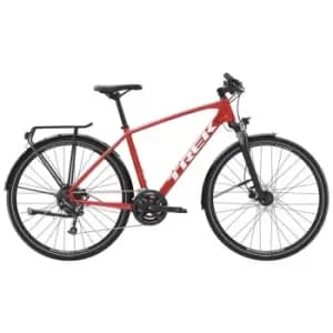 Image of Trek Dual Sport 2 Equipped Hybrid Bike - Red