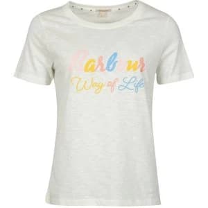 Image of Barbour Womens Sandridge Tee Cloud 14