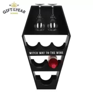 Image of Coffin Wine Shelf