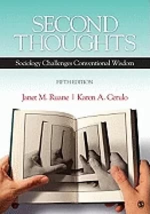 Image of second thoughts sociology challenges conventional wisdom
