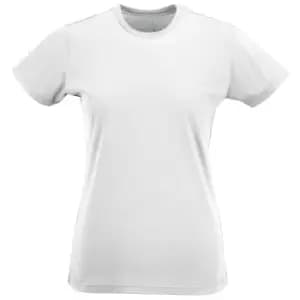 Image of Russell Ladies/Womens Slim Short Sleeve T-Shirt (L) (White)