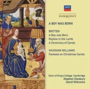 Image of Britten A Boy Was Born/Rejoice in the Lamb/A Ceremony Of by Benjamin Britten CD Album