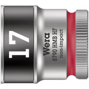 Image of Wera 05003751001 8790 HMB HF Zyklop Socket 3/8" Drive 17 x 29mm