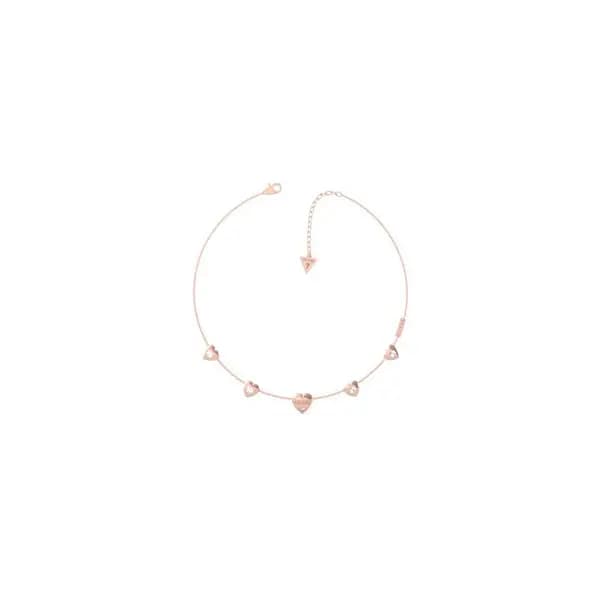 Image of Guess Jewellery Guess Guess Is For Lovers Necklace UBN70030