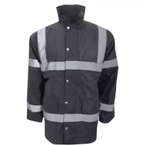 Image of Yoko Mens Workwear Security Jacket (XL) (Black) - Black