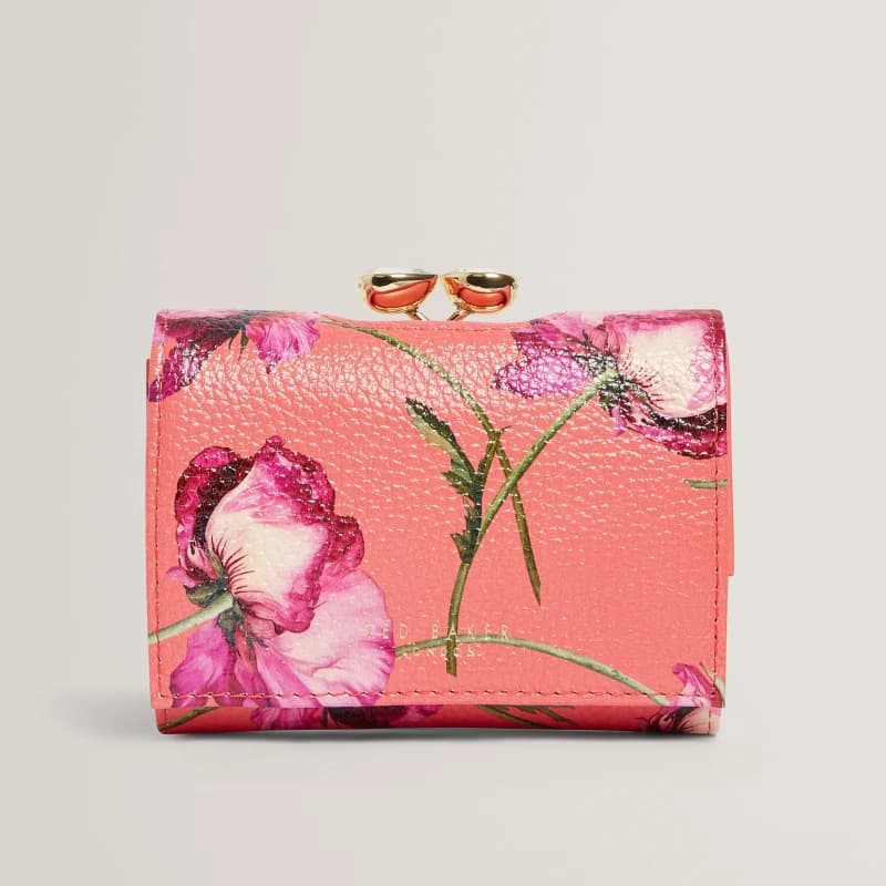 Image of Ted Baker Maciey Crystal Top Bobble Purse Coral female One Size