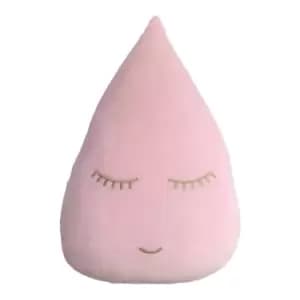 Image of Blush Drop Kids Embroidered Cushion Blush