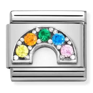 Image of Nomination CLASSIC Rainbow Crystal Charm 330323/01