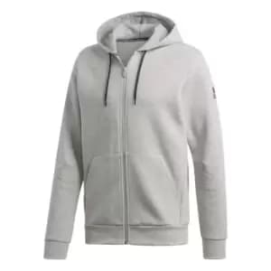Image of adidas M MH Plain FZ mens Sweatshirt in Grey. Sizes available:S,M,L,XL