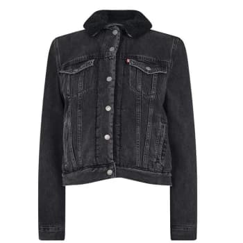 Image of Levis Original Sherpa Collar Trucker Jacket - CAMERAS OFF