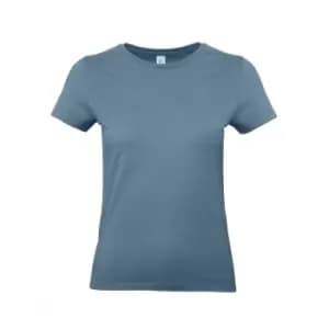Image of B&C Womens/Ladies #E190 Tee (2XL) (Stone Blue)