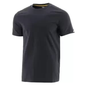 Image of Caterpillar Mens Essentials Short-Sleeved T-Shirt (L) (Black)