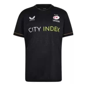 Image of Castore Saracens Scrum Shirt 2022/2023 Mens - Black