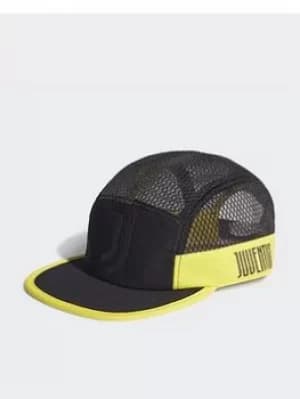 Image of adidas Juventus Five-panel Cap, Black/Yellow, Size L/Xl, Men
