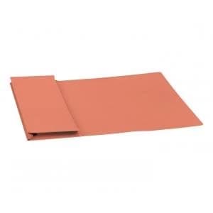 Image of Elite Document Wallet Full Flap 315gsm Capacity 35mm Foolscap Orange