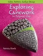 Image of exploring canework in polymer clay color pattern surface design