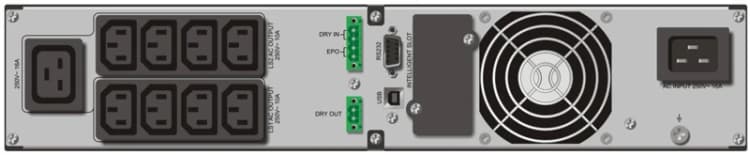 Image of PowerWalker VFI 3000RT LCD/UK uninterruptible power supply (UPS) 3 kVA
